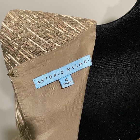 Antonio Melani gold dress Size 4 - Picture 4 of 4